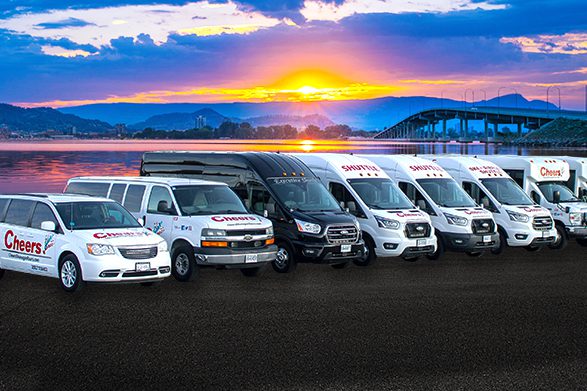 Fleet of Cheers transportation vehicles